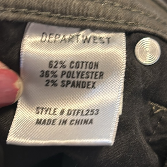 Departwest Trouper green Jean size 30S - Picture 6 of 6